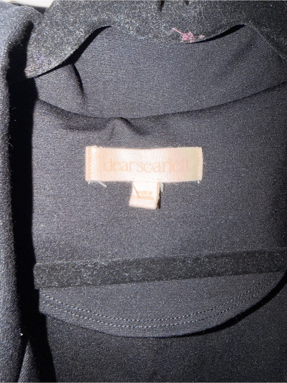 Black Open Front Blazer Jacket - Picture 2 of 4